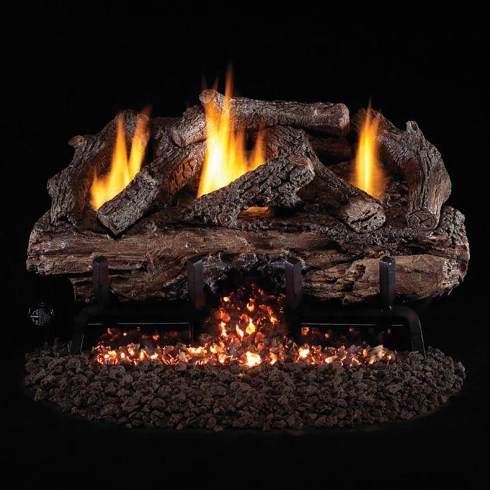 Real Fyre 30" Charred Aged Split Gas Log Set CHAS-30