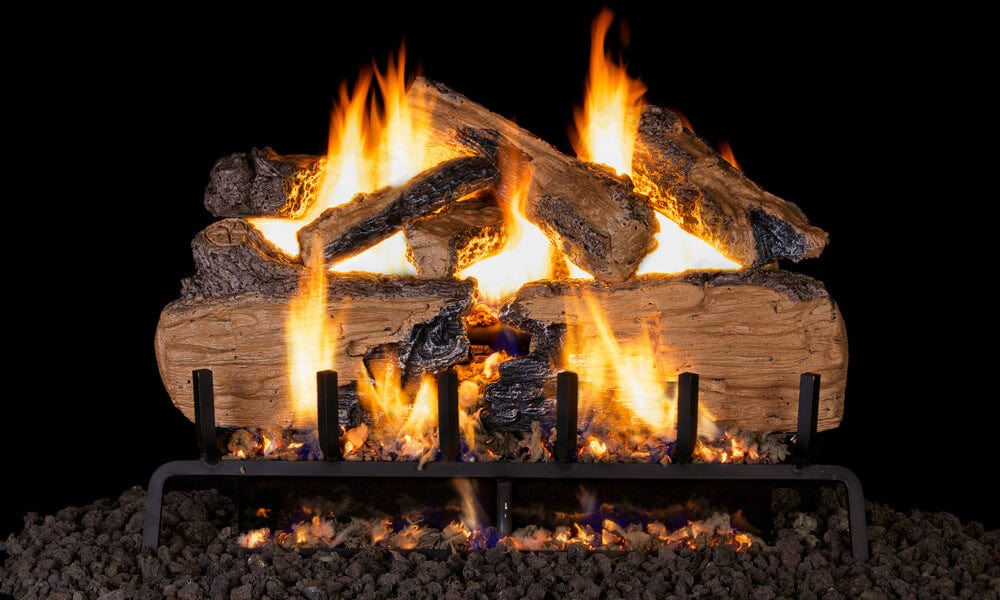 Real Fyre 30-inch Charred Split Vented Gas Log Set - CHS-30