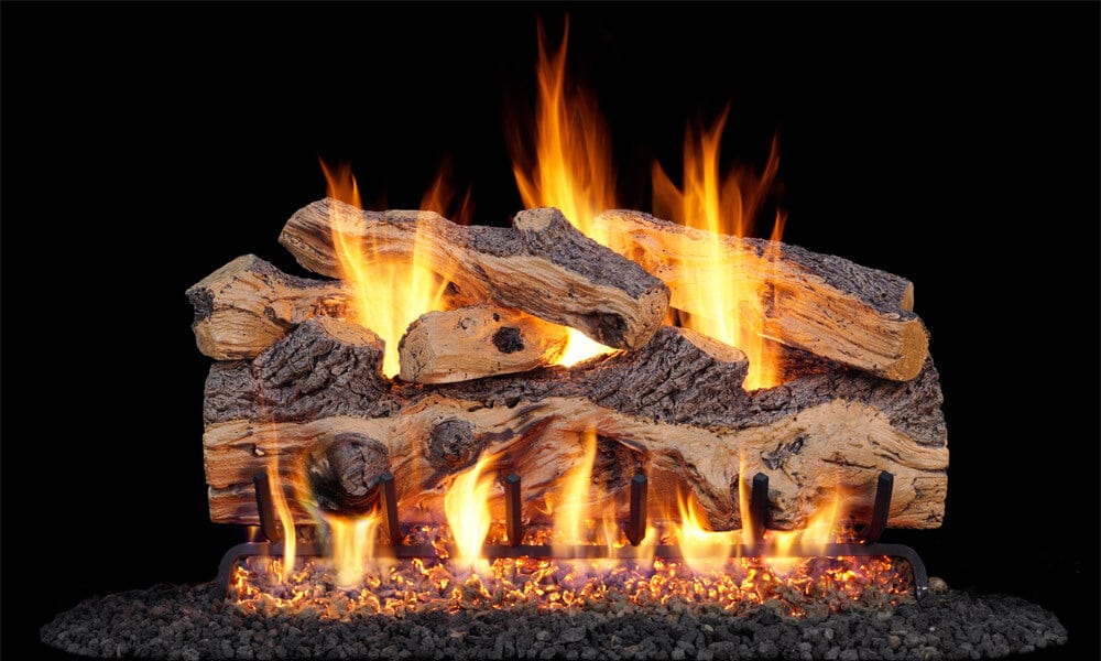 Real Fyre 30-inch Gnarled Split Oak Vented Gas Log Set - GSO-30