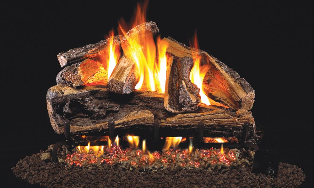 Real Fyre 30-inch Rugged Split Oak Vented Gas Log Set - RRSO-30