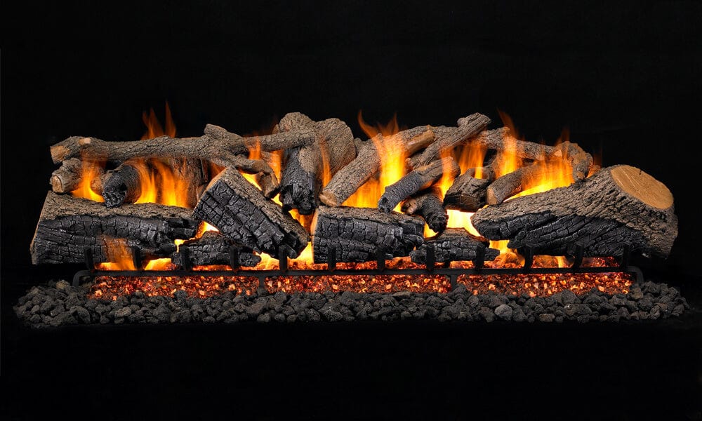 Real Fyre 60-inch Charred Majestic Oak Vented Gas Log Set - CHMJ-60