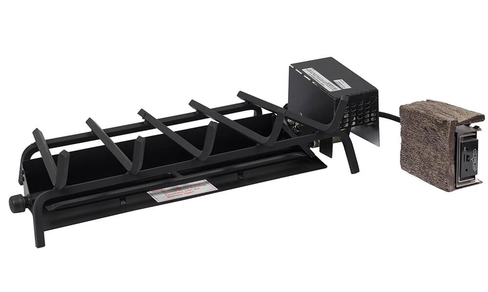 Real Fyre G45 Series 18/20-Inches Triple T Vented Burner System w/ Heavy Duty Grate GX45-18/20