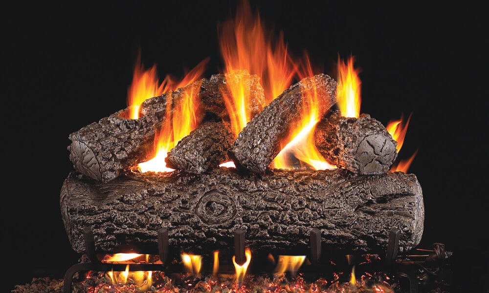 Real Fyre 18-inches Post Oak Vented Gas Log Set - PO-18