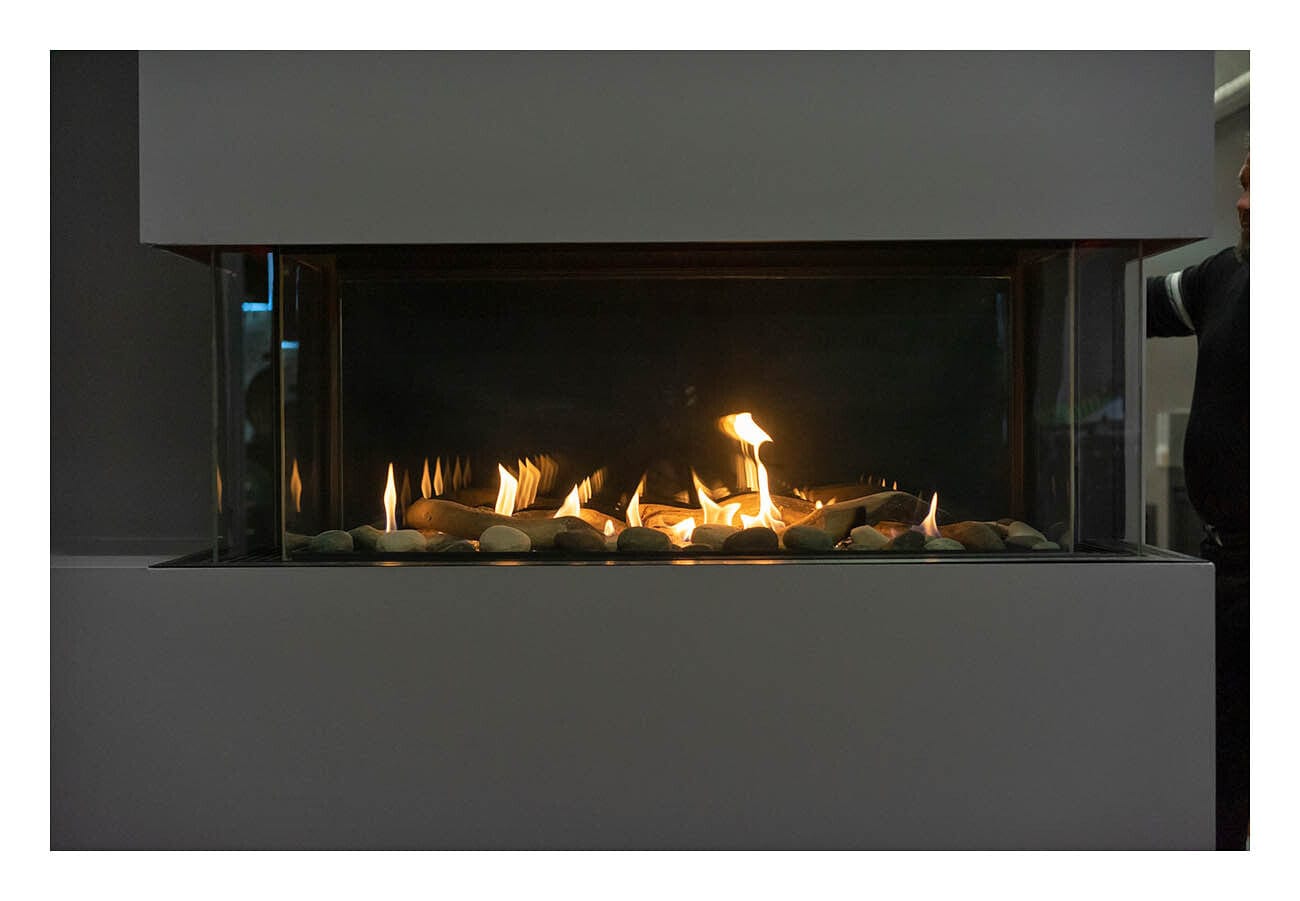 Sierra Flame Lyon 48" 4 Sided See Through Natural Gas Fireplace LYON-48-NG