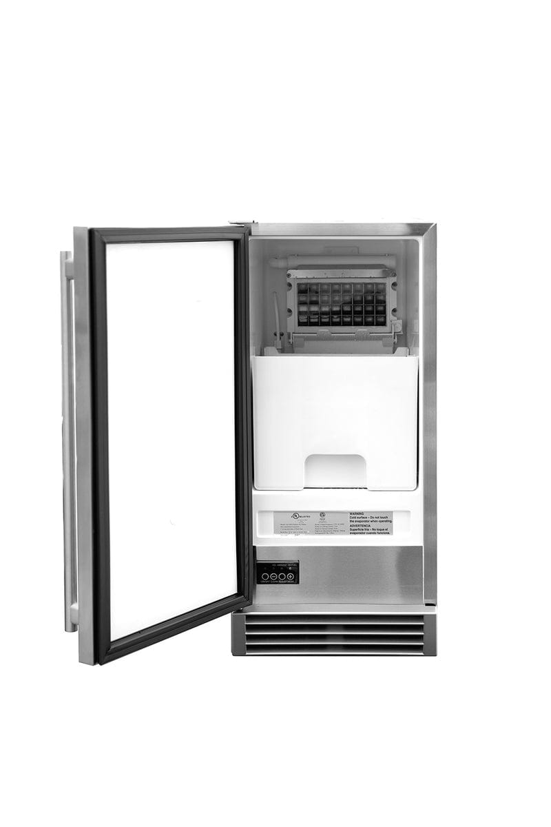 Summerset 15" UL Outdoor Rated Ice Maker w/Stainless Door SSIM-15