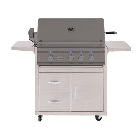 Summerset 32-inch Fully Assembled Door & 2-Drawer Combo Grill Cart for TRL Series CART-TRL32-DC