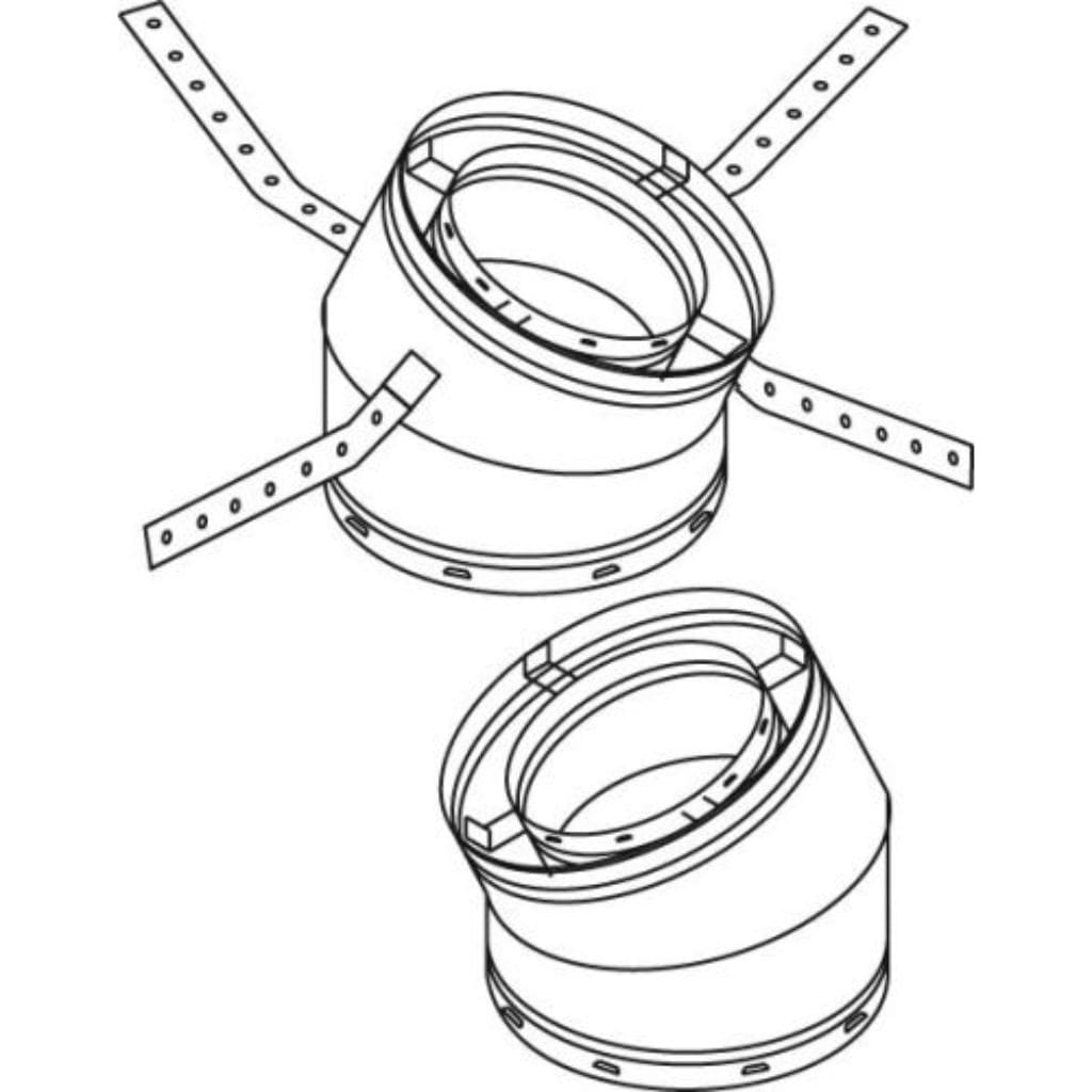 Superior 30 Degree Hi-Temp Offset and Return 30E-8HT