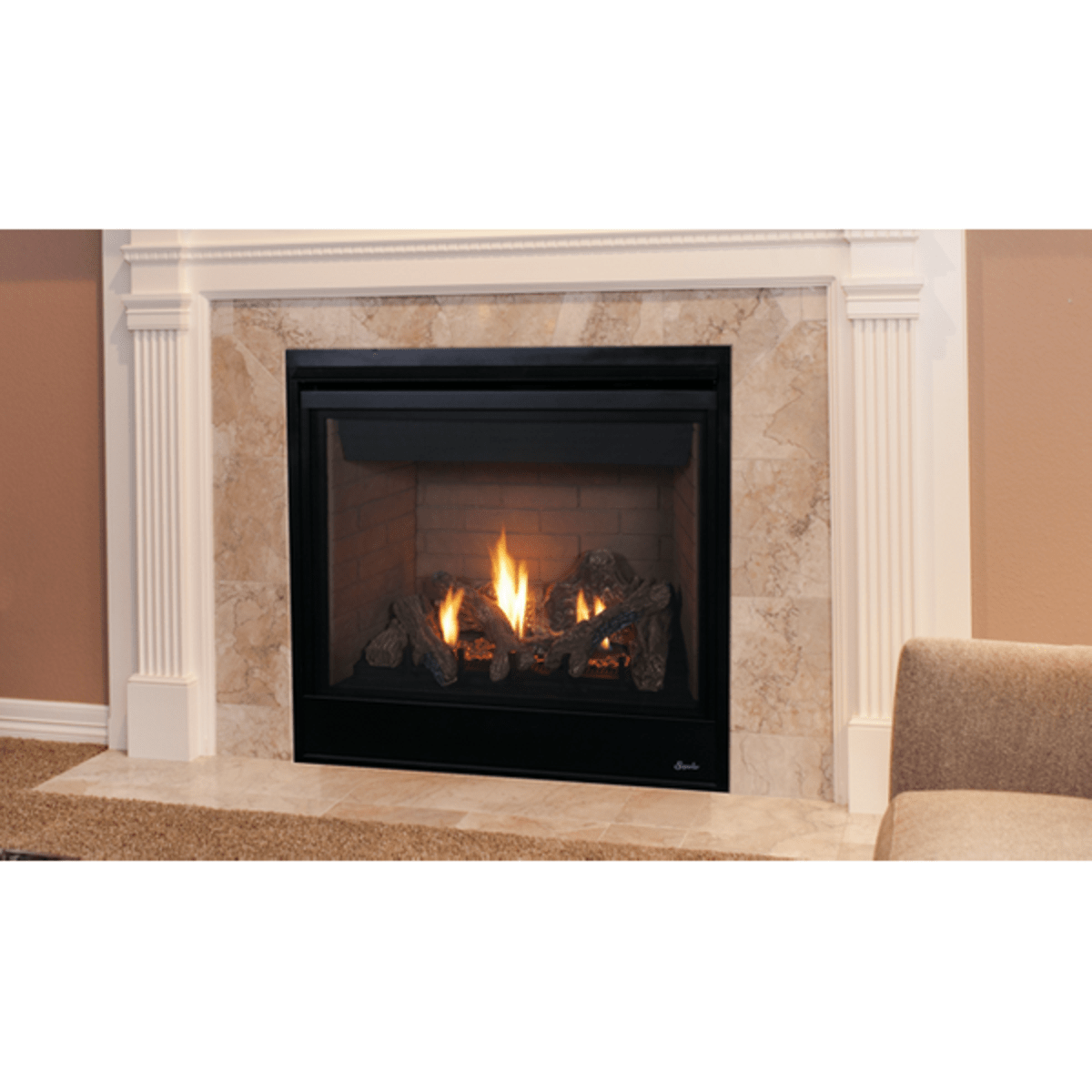 Superior DRT3000 Series 35" Traditional Direct Vent Gas Fireplace DRT3035D