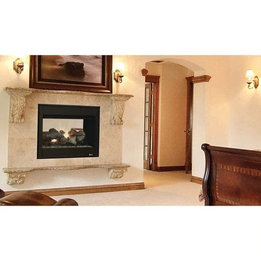 Superior DRT35ST Series 35" Traditional Direct Vent See-Through Gas Fireplace DRT35STDEN