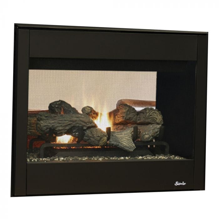 Superior DRT35ST Series 35" Traditional Direct Vent See-Through Gas Fireplace DRT35STDEN