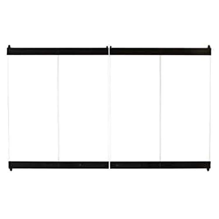 Superior 36-inch Black Standard Bi-Fold Glass Door for BRT4336, BRT4536 and WRT/WCT3036 Fireplaces BD36