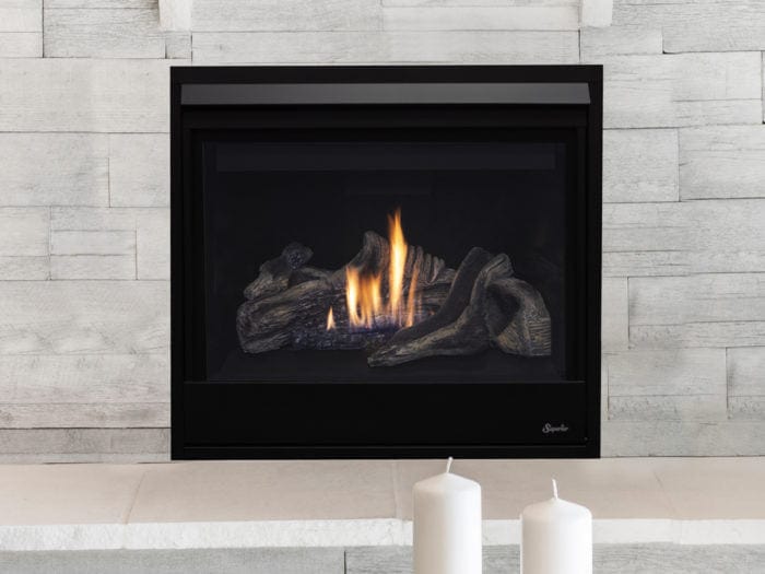 Superior 40" Direct Vent Contemporary Gas Fireplace DRC3540DEN-B