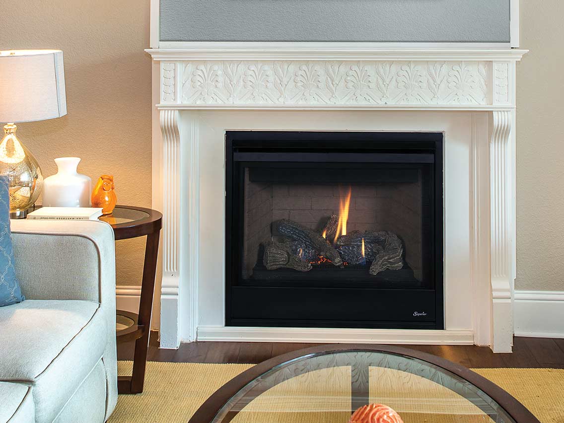 Superior DRT2000 Series 40" Traditional Direct Vent Gas Fireplace DRT2040R