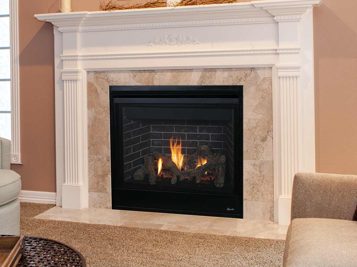 Superior DRT3000 Series 40" Traditional Direct Vent Gas Fireplace DRT3040D