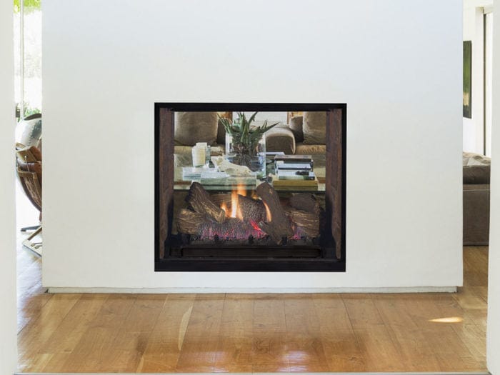 Superior DRT63ST Series 40" Traditional Direct Vent See-Through Gas Fireplace DRT63ST