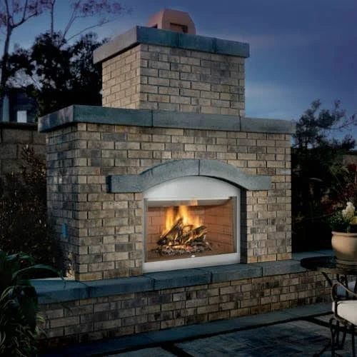 Superior WRE3000 Series 42" Traditional Wood Burning Outdoor Fireplace WRE3042W