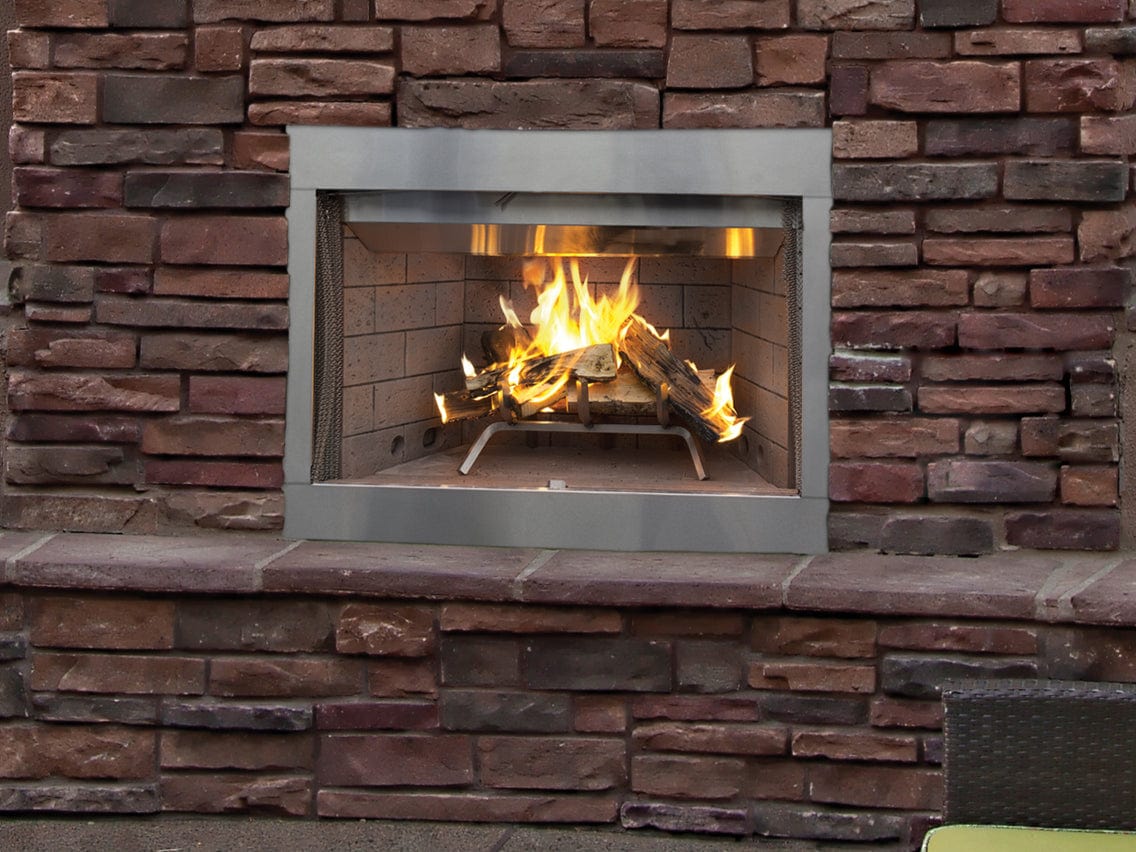 Superior WRE3000 Series 42" Traditional Wood Burning Outdoor Fireplace WRE3042W