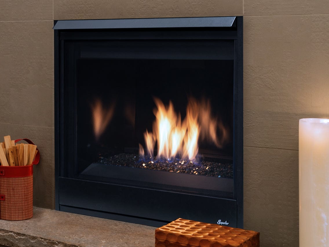 Superior DRC3000 40" Contemporary Direct Vent Gas Fireplace DRC3040DEN-B