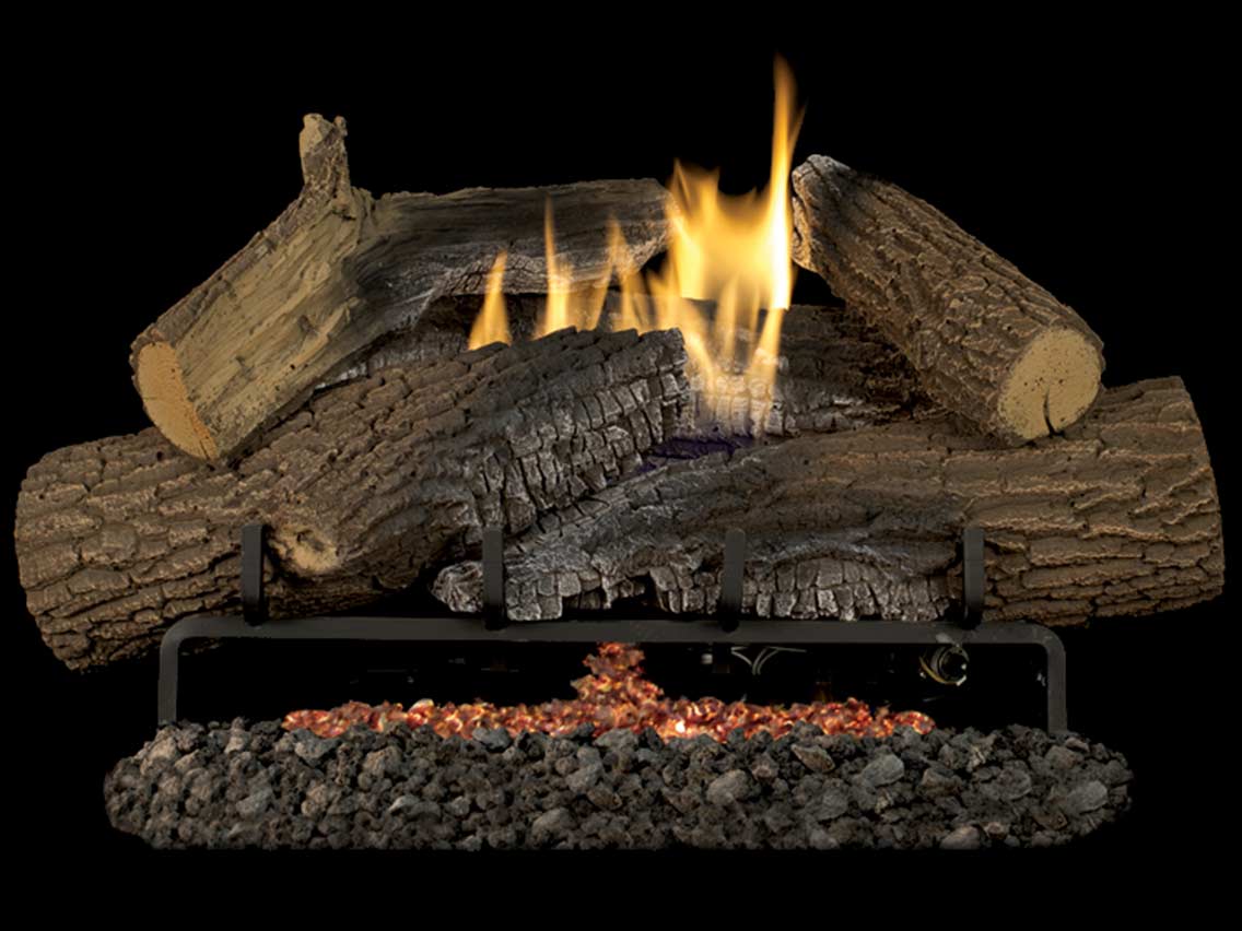 Superior Fireplaces 18-inch Rugged Stack Logs, Concrete LTF18RS