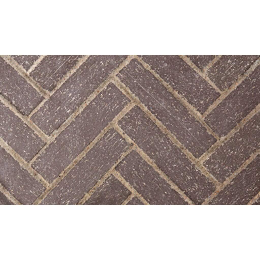 Superior Masonry 36" Midnight Split Herringbone Brick Liner MOSAIC36MISH