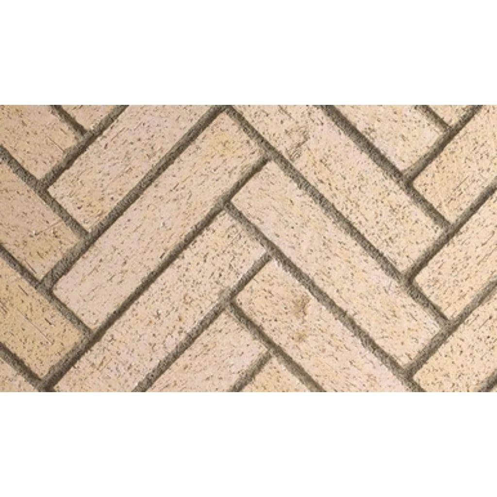 Superior Masonry 48" Ivory Split Herringbone Brick Liner MOSAIC48LVSH