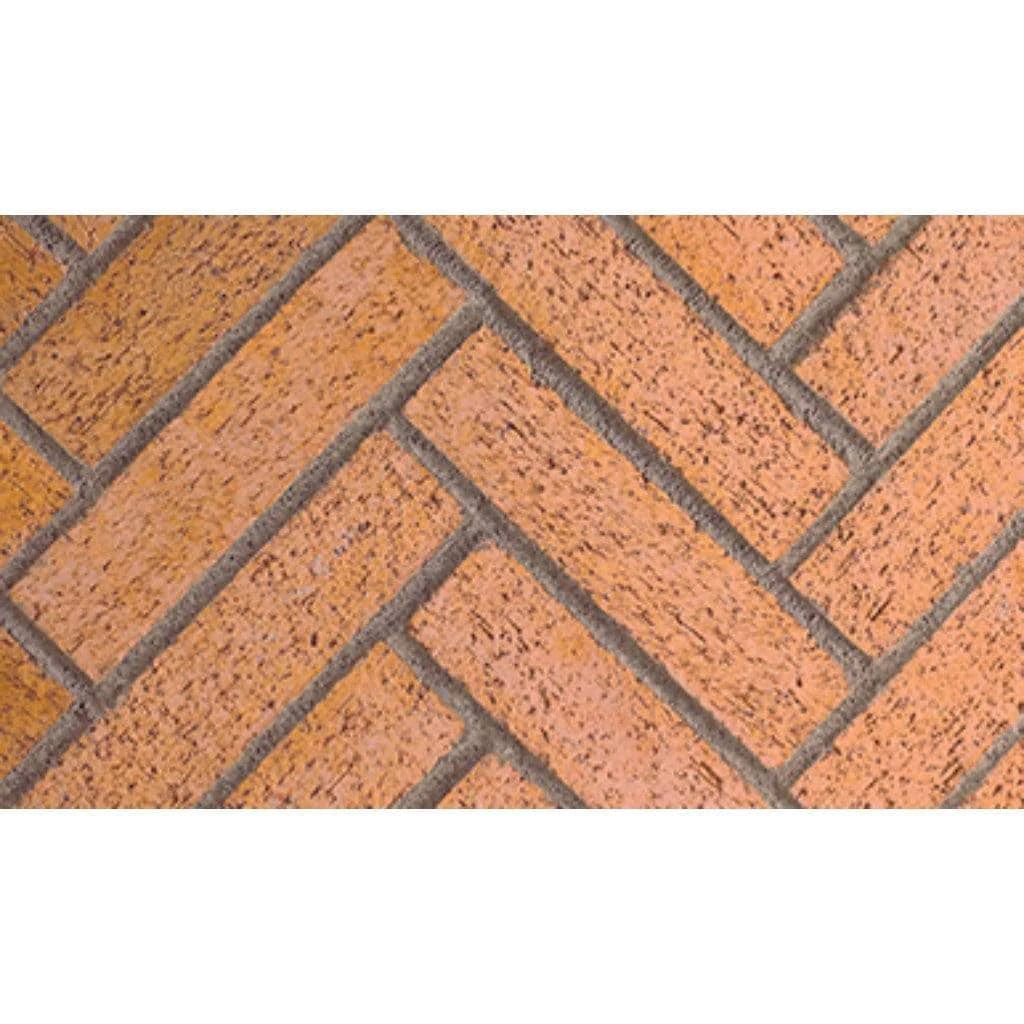 Superior Masonry 48" Warm Red Split Herringbone Brick Liner MOSAIC48WRSH