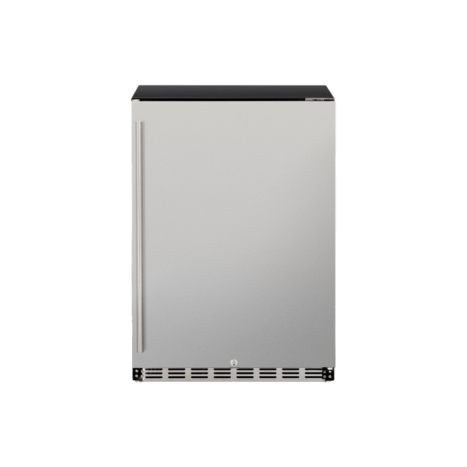 True Flame 24" 5.3C Outdoor Rated Fridge TF-RFR-24S