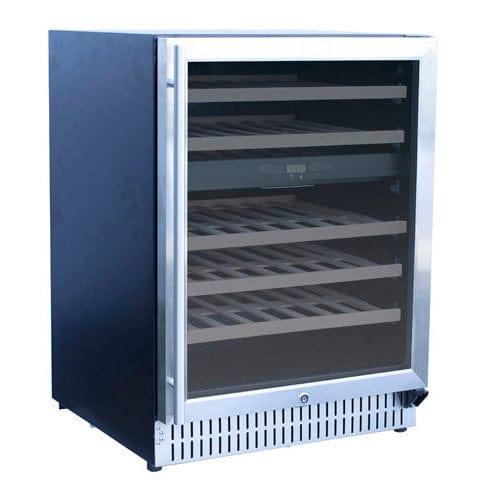 True Flame 24" Outdoor Rated Dual Zone Wine Cooler TF-RFR-24WD