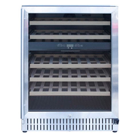 True Flame 24" Outdoor Rated Dual Zone Wine Cooler TF-RFR-24WD