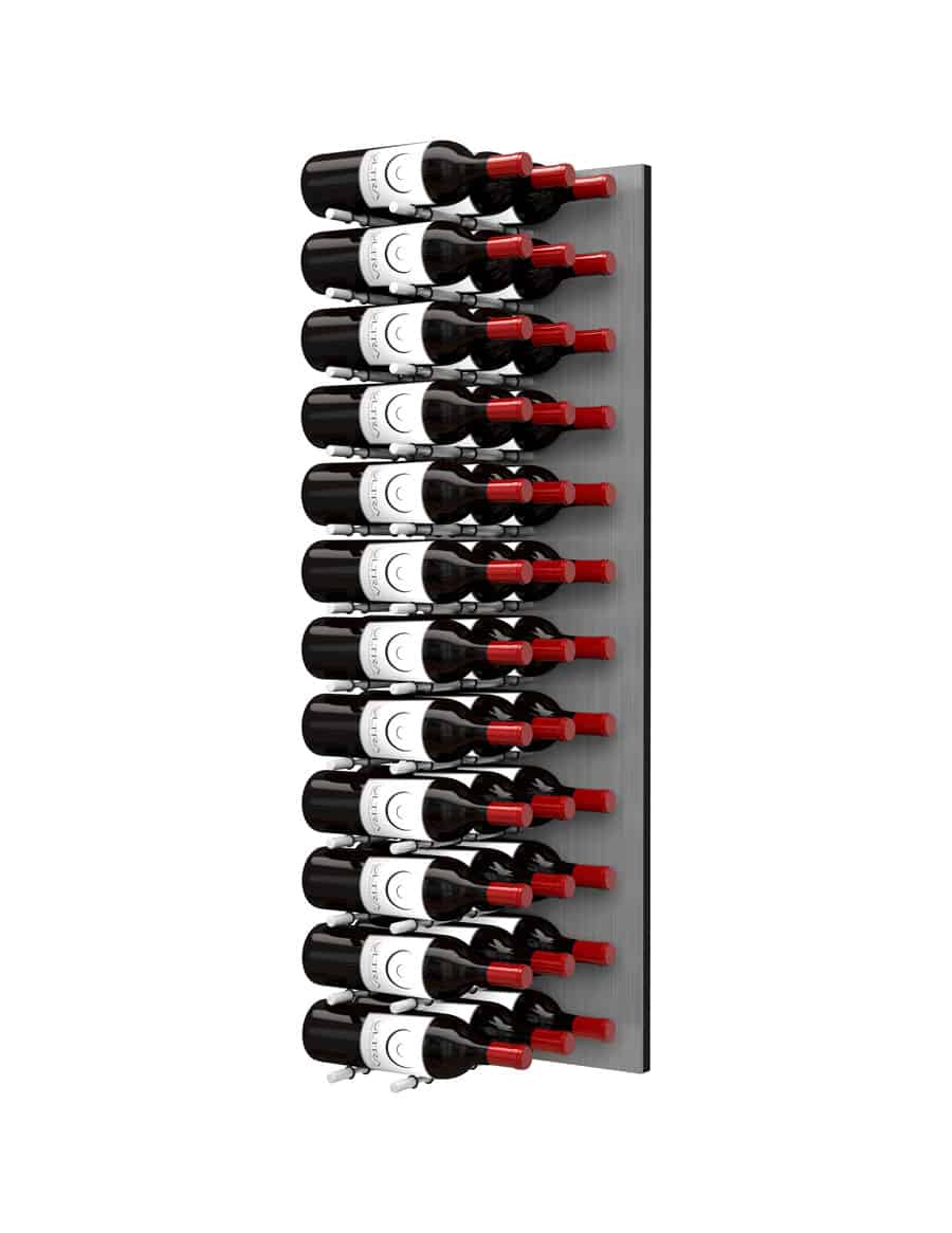 Ultra Wine Racks - Fusion HZ Label-Out Wine Wall Alumasteel (4 Foot)