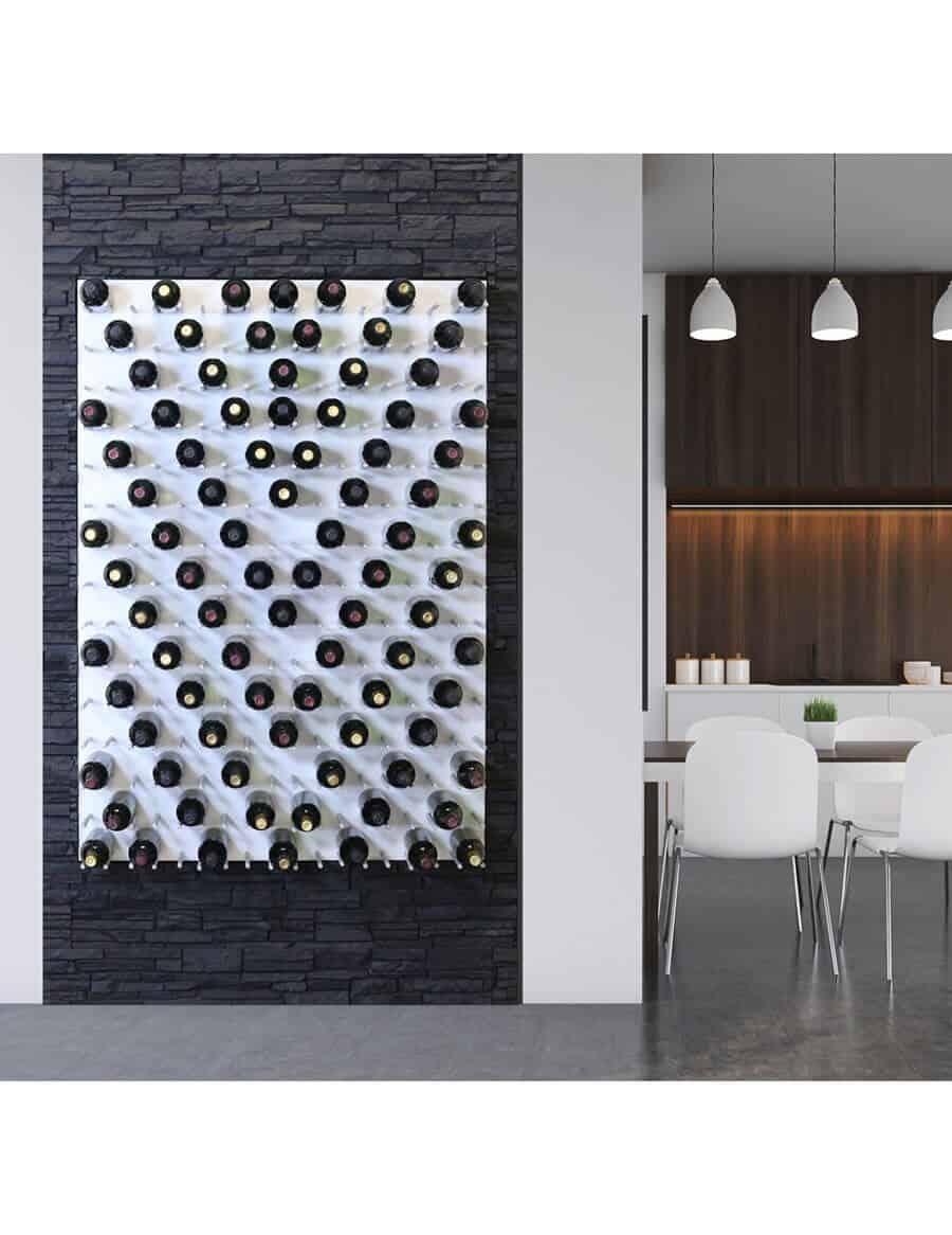 Ultra Wine Racks - Fusion Panels Straight Alumasteel (9 Bottles)