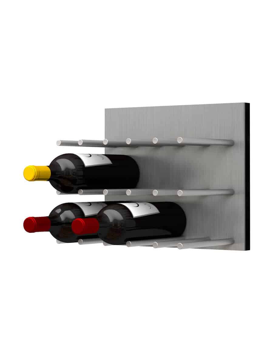 Ultra Wine Racks - Fusion Panels Straight Alumasteel (9 Bottles)