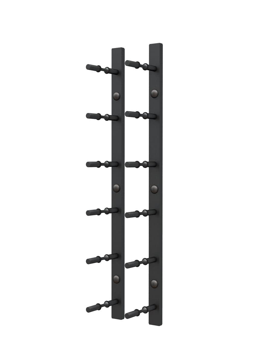 Ultra Wine Racks HZ Wall Rails - 2FT Metal Wine Racks (6 to 18 Bottles)