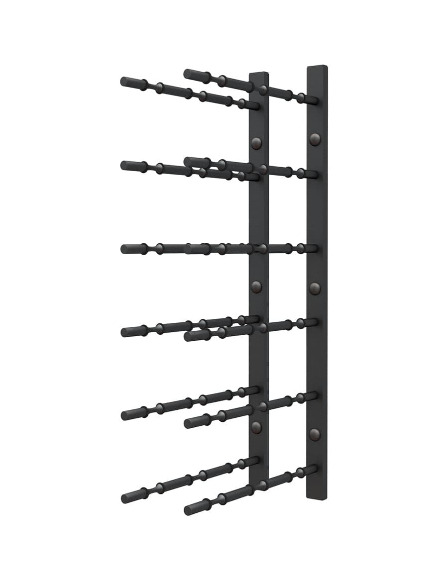 Ultra Wine Racks HZ Wall Rails - 2FT Metal Wine Racks (6 to 18 Bottles)