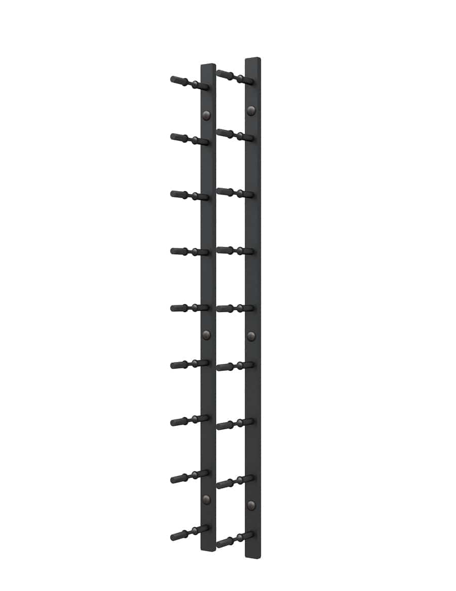 Ultra Wine Racks HZ Wall Rails - 3FT Metal Wine Racks (9 to 27 Bottles)