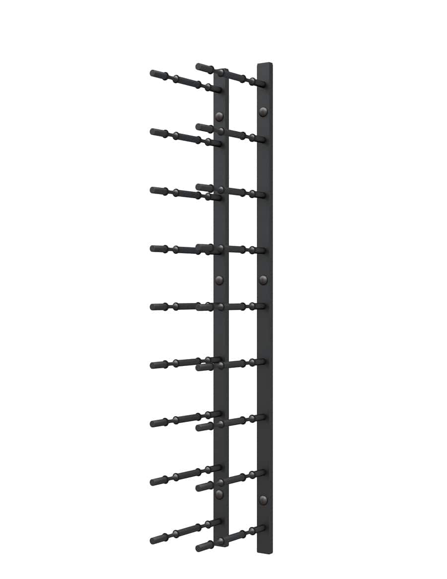 Ultra Wine Racks HZ Wall Rails - 3FT Metal Wine Racks (9 to 27 Bottles)