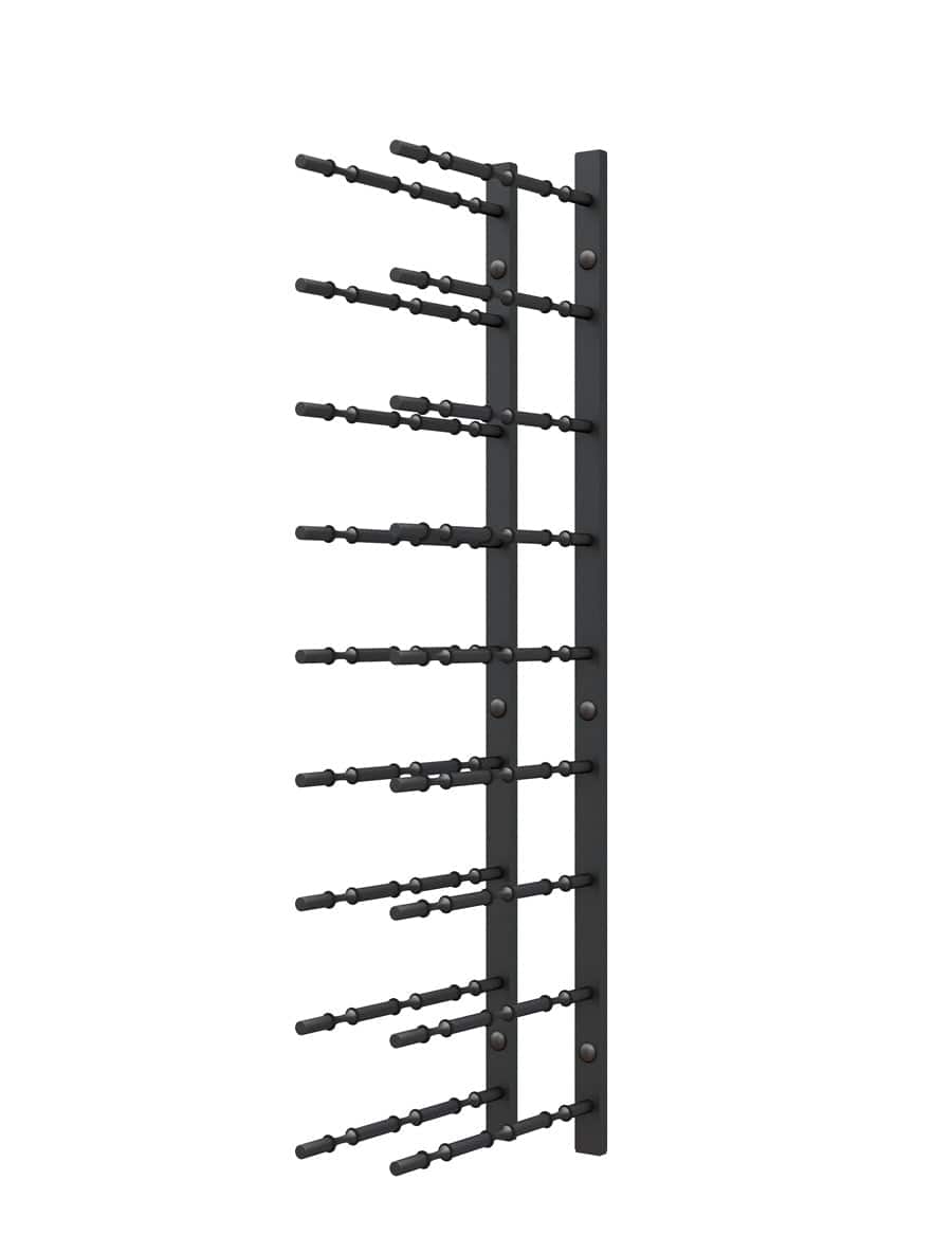 Ultra Wine Racks HZ Wall Rails - 3FT Metal Wine Racks (9 to 27 Bottles)