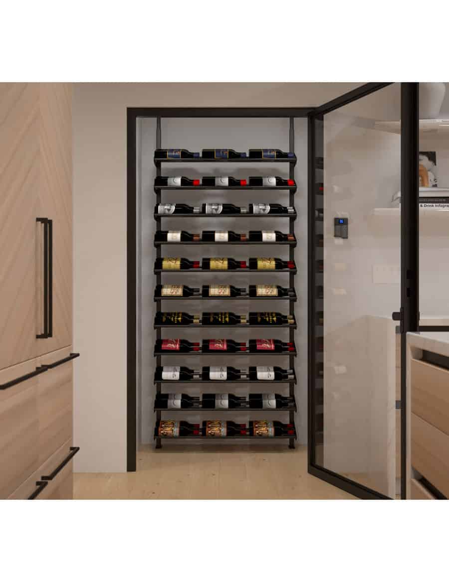 Ultra Wine Racks Showcase Standard Cascade Kits 66-99 Bottles