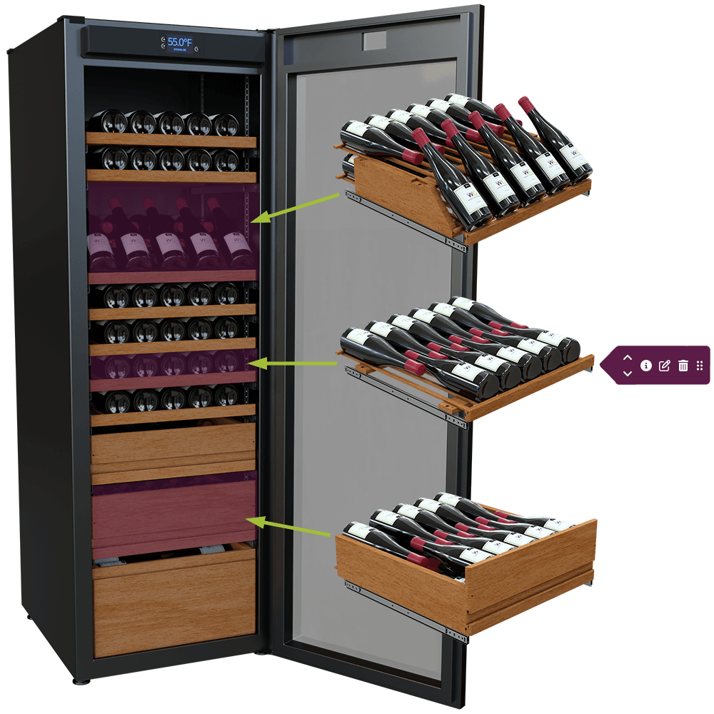 Wine Guardian Luxury Enoteca Style Multi Zone Wine Coolers