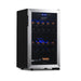 NewAir NewAir 28 Bottle Freestanding Dual Zone Wine Refrigerator - NWC028SS01