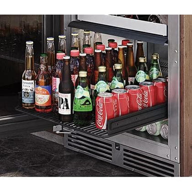 HH24BO-4-2R Perlick Signature Series Shallow Depth 18" Depth Outdoor Beverage Center with fully integrated panel-ready solid door, hinge right-2