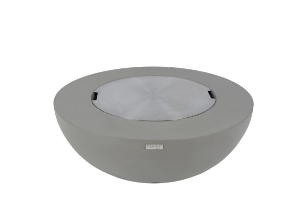 Elementi Lunar Bowl Fire Table - Light Grey