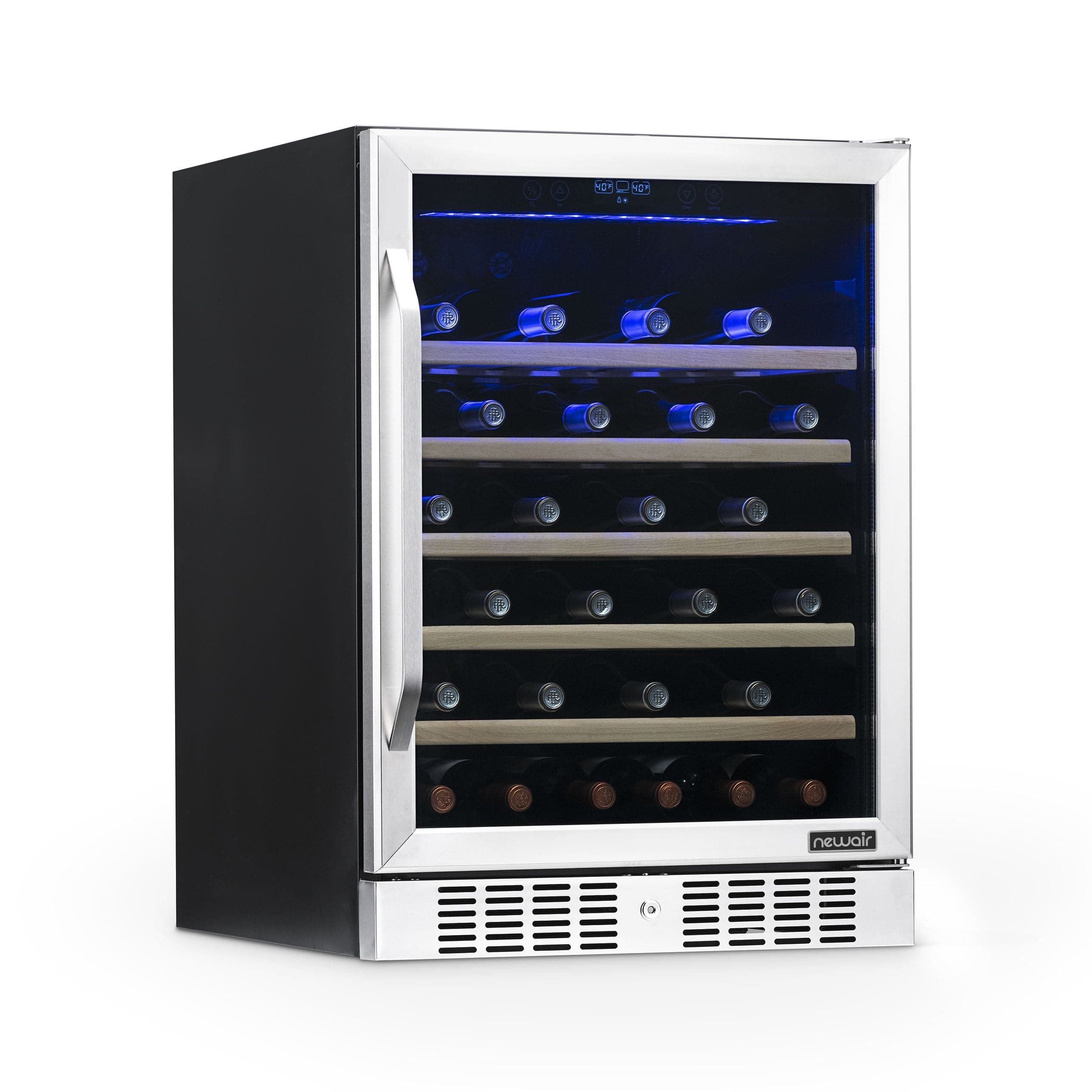 NewAir NewAir 24" Built-In 52 Bottle Compressor Wine Refrigerator - AWR-520SB