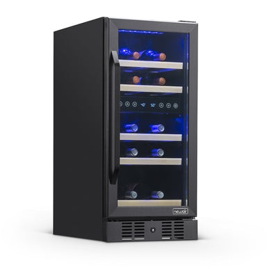 NewAir NewAir 15” Built-in 29 Bottle Dual Zone Wine Refrigerator - NWC029BS00