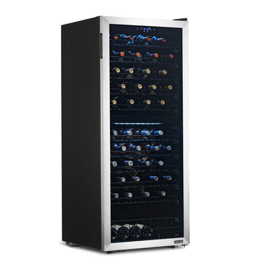 NewAir NewAir 98 Bottle Dual Zone Freestanding Wine Refrigerator - NWC098SS00