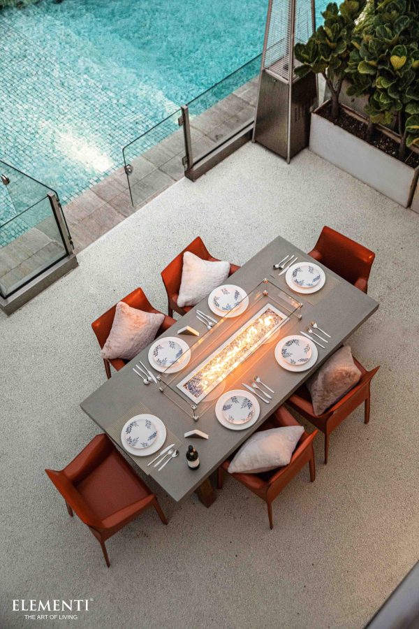 Elementi Sonoma Dining Fire Table