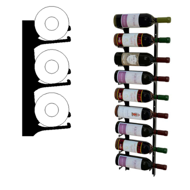 RevueVino 3ft Single Deep Wine Rack-2