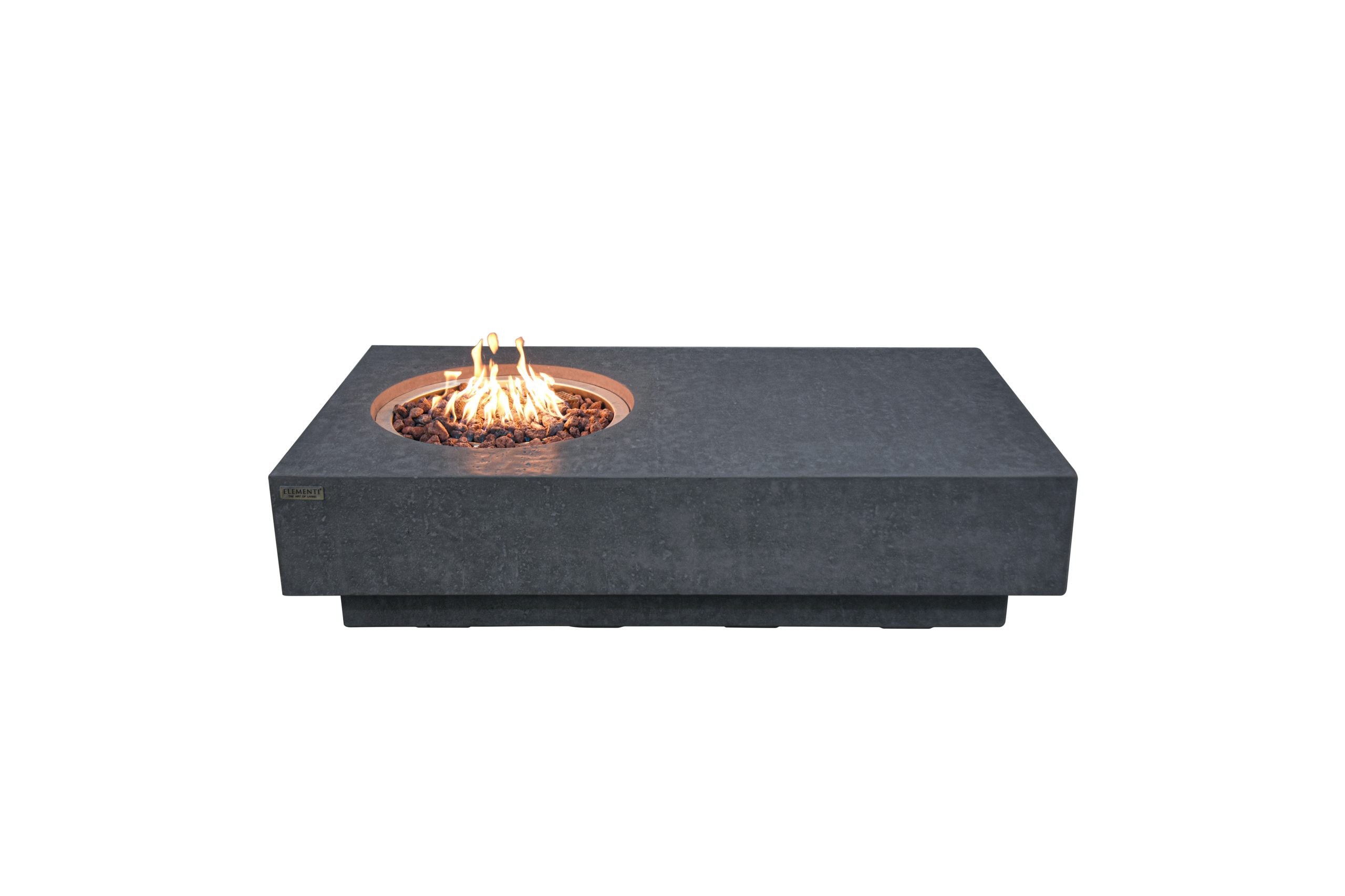 Elementi Metropolis Fire Table - Dark Grey