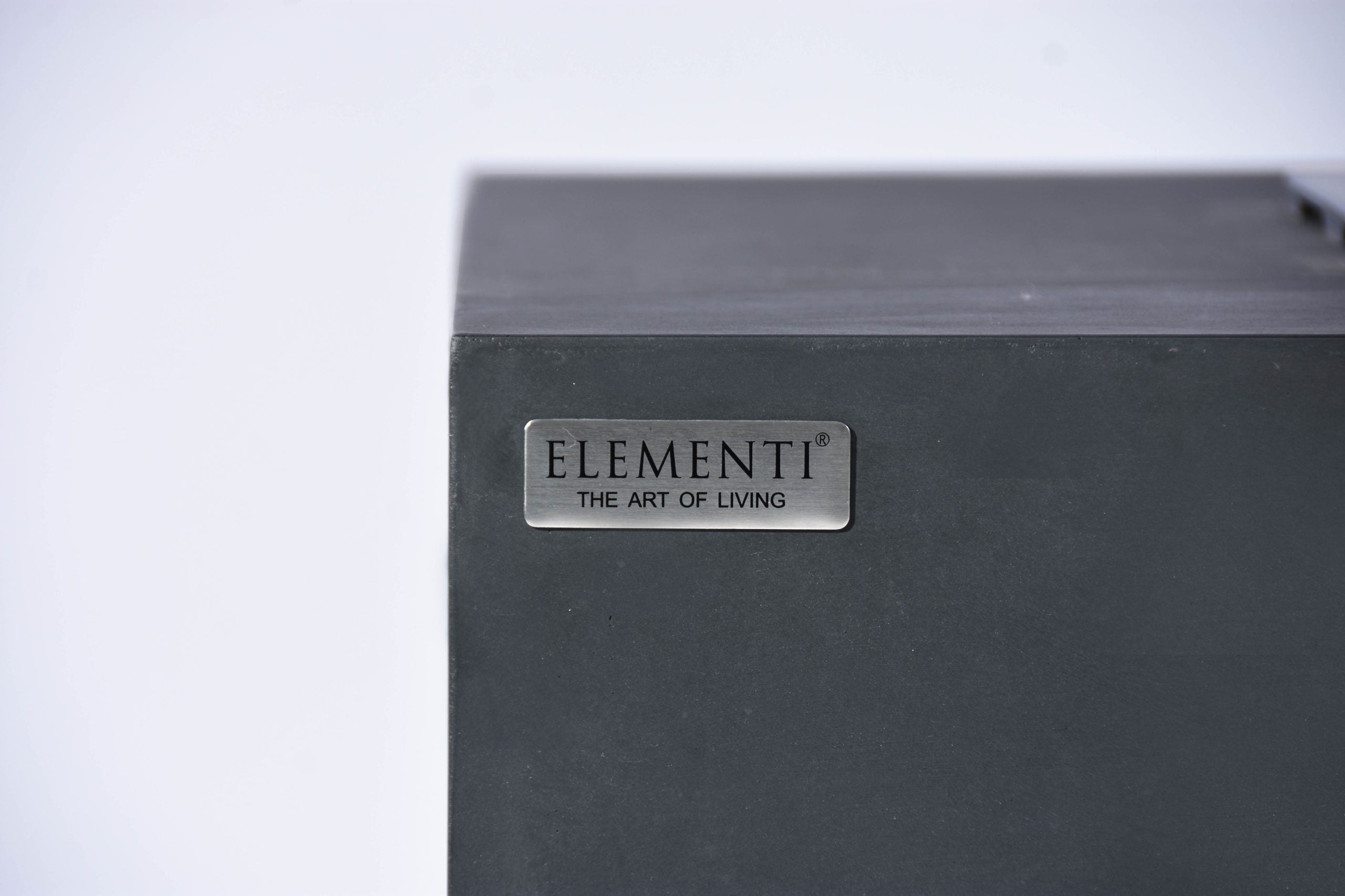 Elementi Granville Boulder Fire Table - Dark Grey