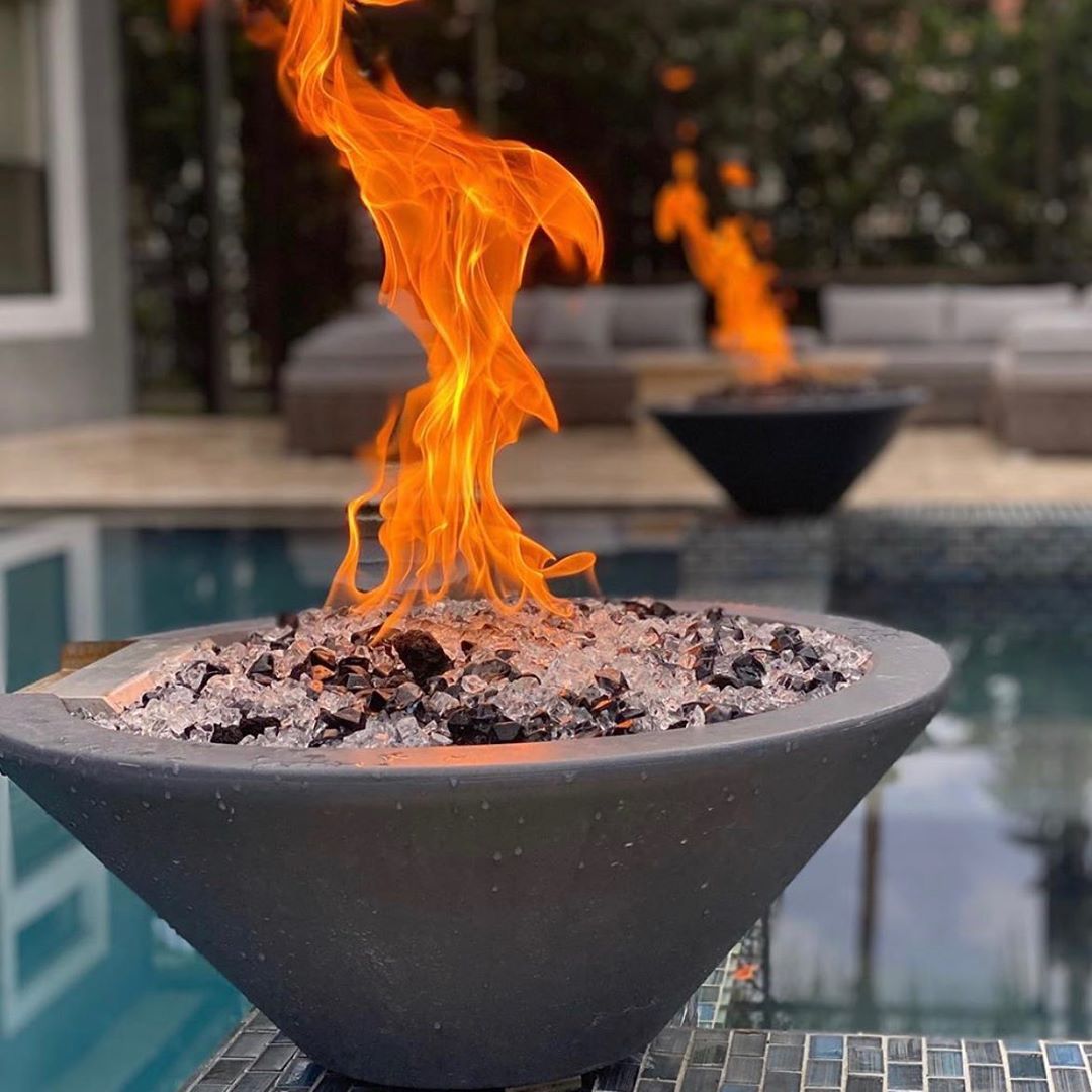 The Outdoor Plus Cazo Fire Bowl | GFRC Concrete